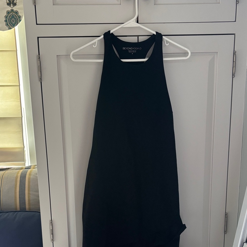 Beyond Yoga Classic Tank dress with ruffle hem